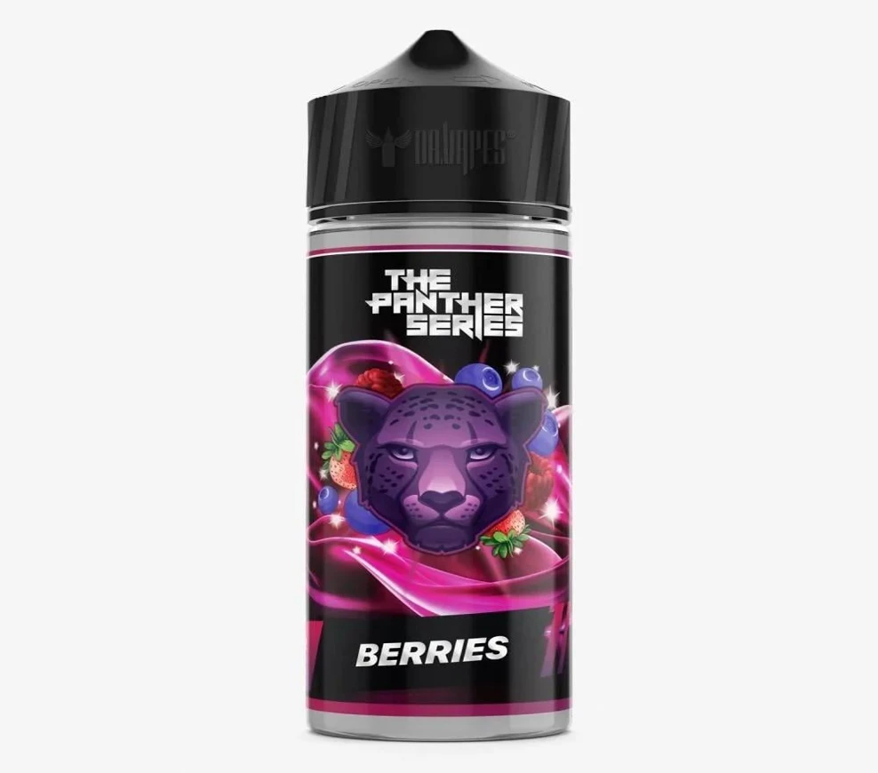 جویس توت‌فرنگی، بلوبری و تمشک دکتر ویپ (حجم بیشتر) –DR.VAPES THE PANTHER SERIES BERRIES 120ML