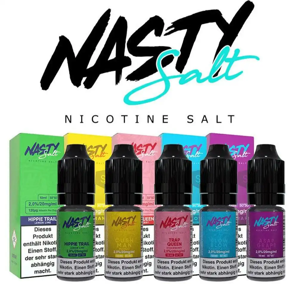 چندین نیکوتین سالت نستی در کنار هم