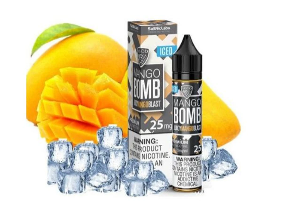 سالت نیکوتین بمب انبه یخ - VGOD MANGO BOMB ICED SALTNIC