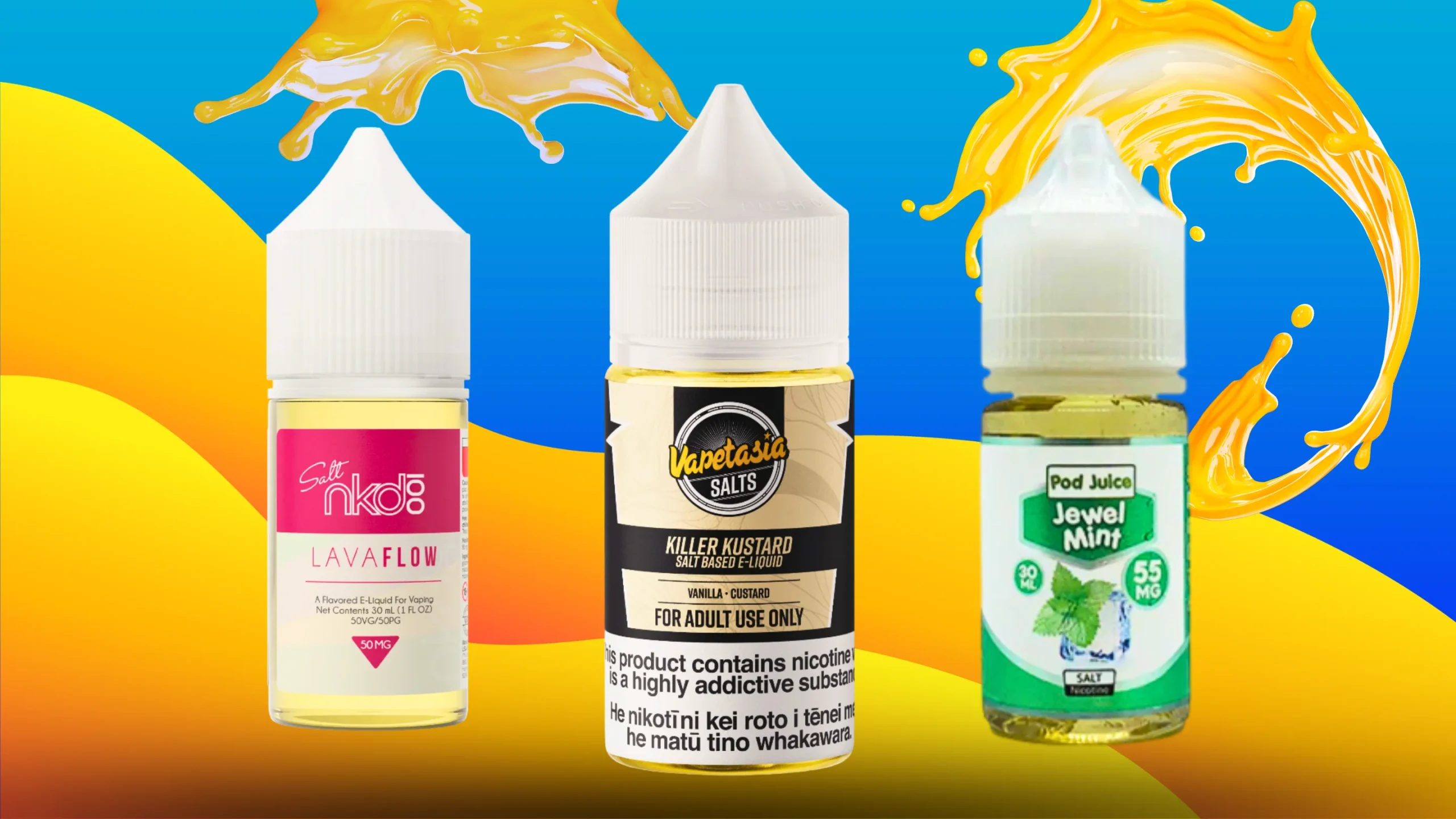 بهترین سالت نیکوتین | بهترین طعم سالت نیکوتین برای مصرف روزمره 4 سه عدد سالت نیکوتین