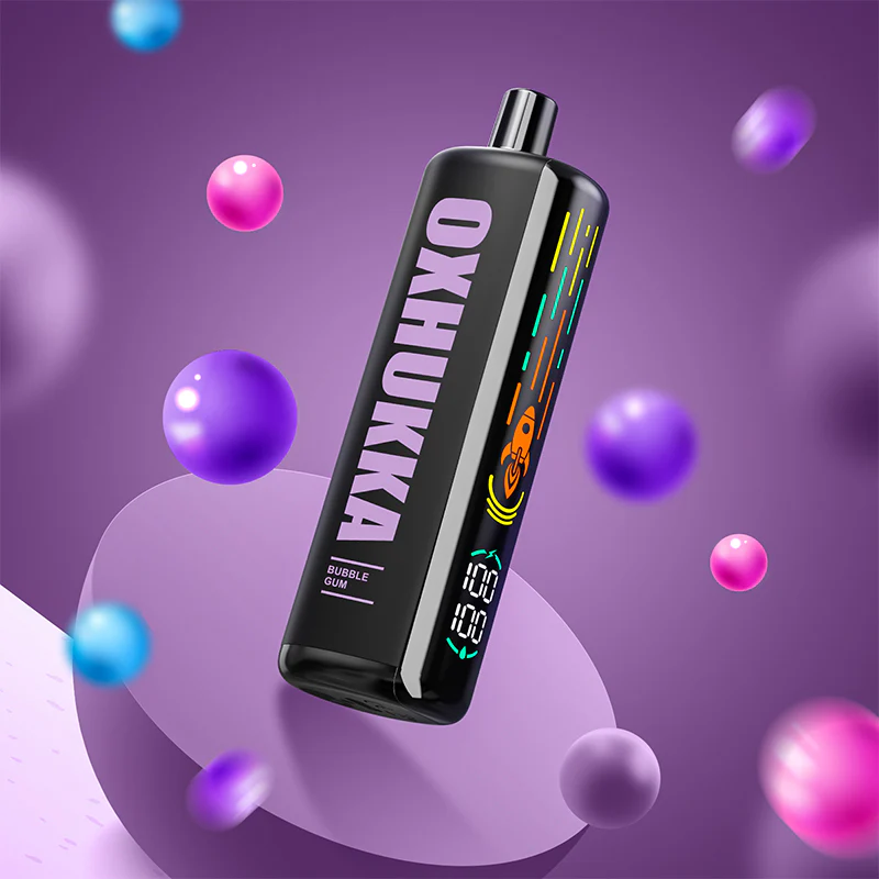 ویپ یکبار مصرف 25هزار پاف اوکسبار OXBAR OXHUKKA 25K PUFFS DTL 4 ویپ یکبار مصرف 25هزار پاف اوکسبار OXBAR OXHUKKA 25K PUFFS DTL