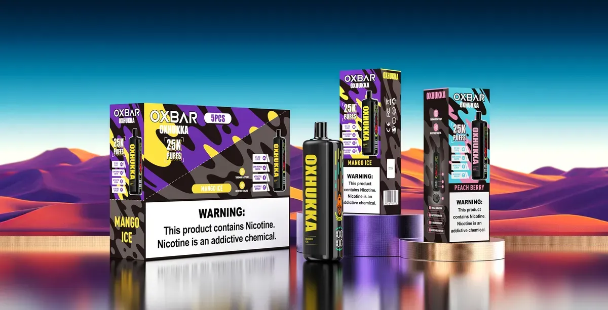 ویپ یکبار مصرف 25هزار پاف اوکسبار OXBAR OXHUKKA 25K PUFFS DTL 8 = ویپ یکبار مصرف 25هزار پاف اوکسبار OXBAR OXHUKKA 25K PUFFS DTL IMG 4435