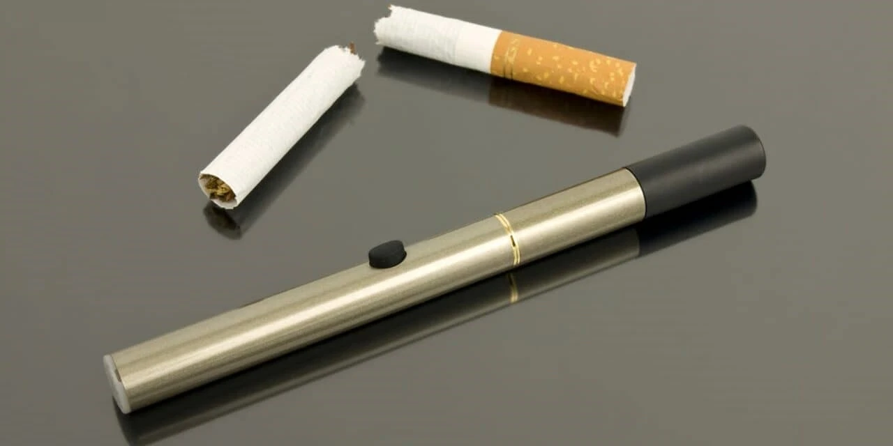 دو سیگار سنتی در کنار یک پاد سیستم