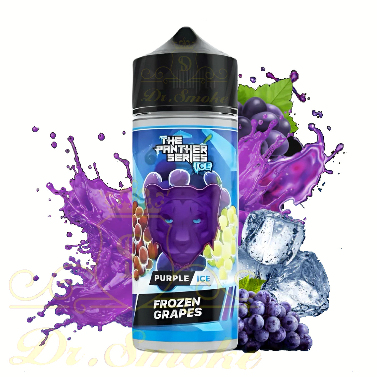 جویس میکس انگور یخ دکتر ویپ DR.VAPES THE PANTHER SERIES PURPLE ICE 120ML 1 جویس میکس انگور یخ دکتر ویپ DR.VAPES THE PANTHER SERIES PURPLE ICE 120ML