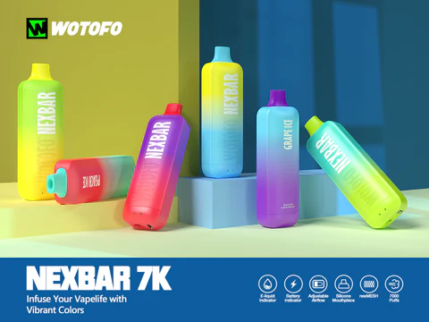 پاد یکبار مصرف 7 هزار پک وتوفو نکسبار WOTOFO NEXBAR 7K PUFFS 3 = پاد یکبار مصرف 7 هزار پک وتوفو نکسبار WOTOFO NEXBAR 7K PUFFS IMG 5135