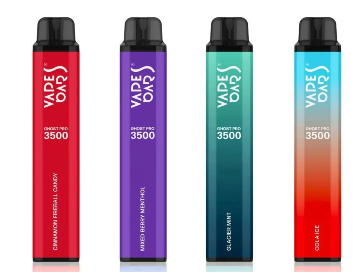 بهترین پاد یکبارمصرف | مناسب برای ترک سیگار 5 ۴ عدد پاد یکبارمصرف در کنار هم در یک فضای سفید رنگ