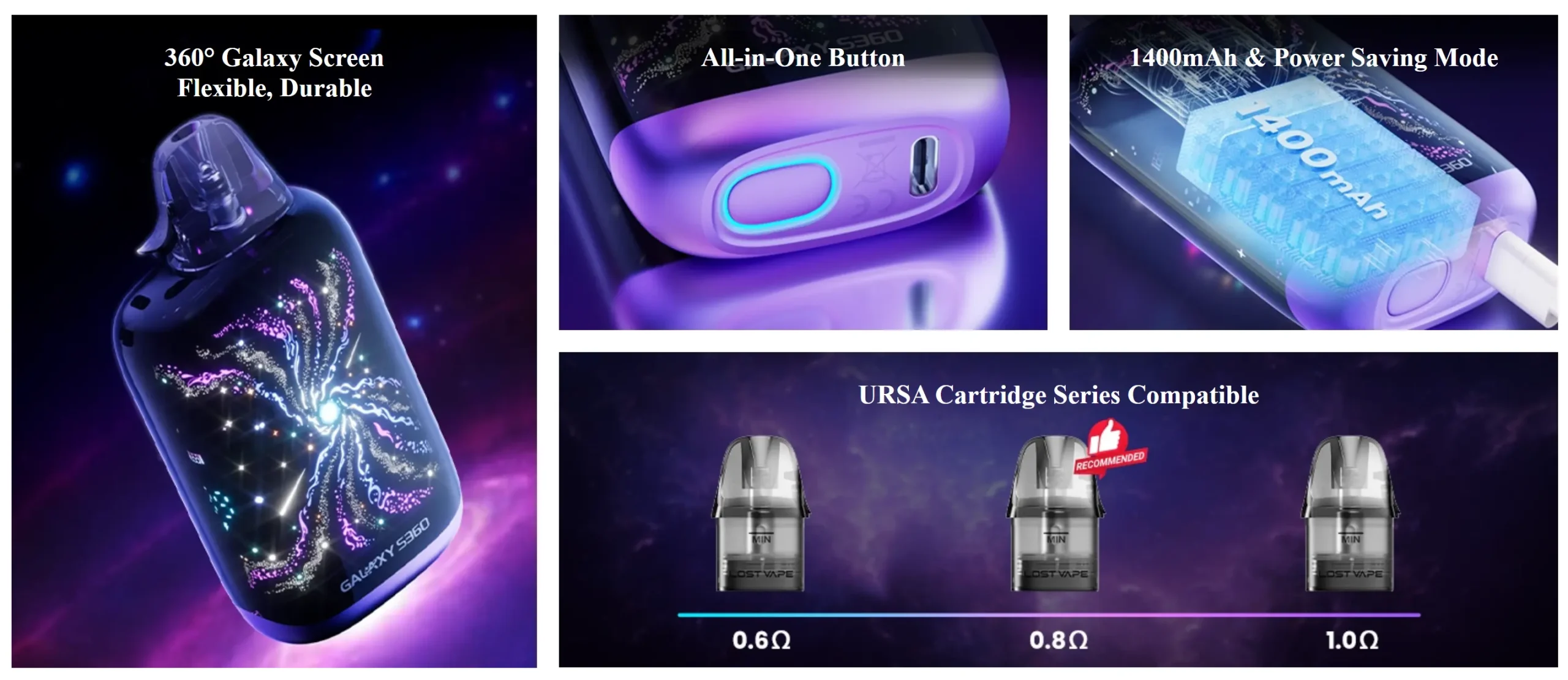 پاد سیستم گلکسی اس 360 لاست ویپ LOST VAPE GALAXY S360 POD KIT 5 = پاد سیستم گلکسی اس 360 لاست ویپ LOST VAPE GALAXY S360 POD KIT IMG 8127 scaled