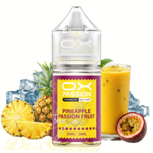 = سالت نیکوتین آناناس پشن فروت یخ آکسوا OXVA OX PASSION PINEAPPLE PASSIONFRUIT FREEZE IMG 9486