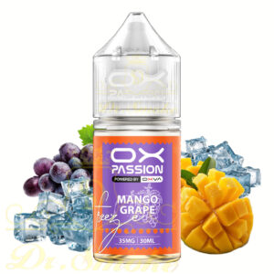 = سالت نیکوتین انبه انگور یخ آکسوا OXVA OX PASSION MANGO GRAPE FREEZE IMG 9489