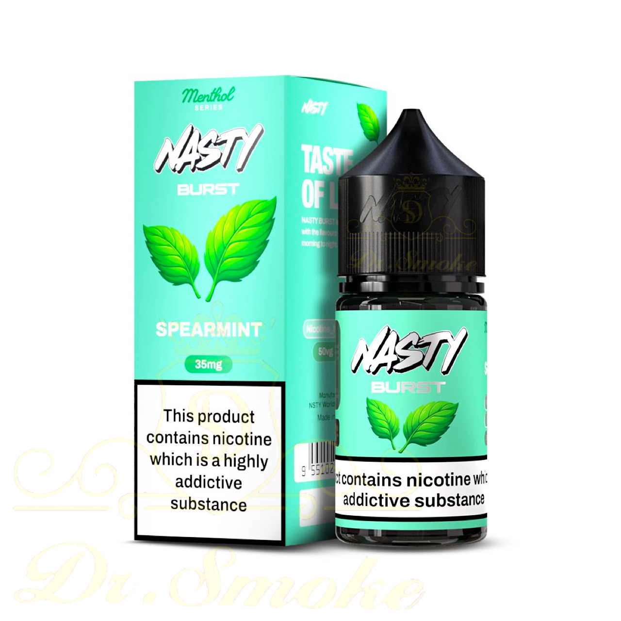 سالت نعنا نستی NASTY BURST MENTHOL SPEARMINT SALTNIC 1 سالت نعنا نستی NASTY BURST MENTHOL SPEARMINT SALTNIC