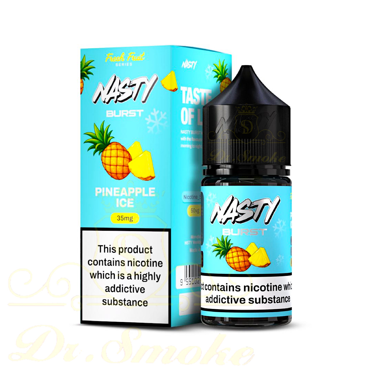 سالت آناناس یخ نستی NASTY BURST FRESH FRUIT PINEAPPLE ICE SALTNIC 1 سالت آناناس یخ نستی NASTY BURST FRESH FRUIT PINEAPPLE ICE SALTNIC
