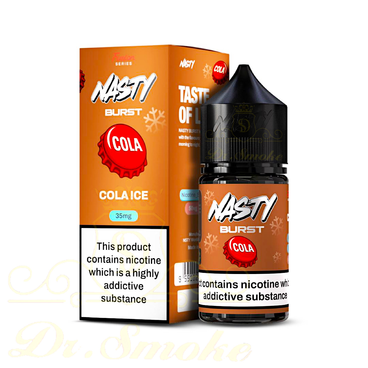 سالت نوشابه کولا و یخ نستی NASTY BURST FUSION COLA ICE SALTNIC 1 سالت نوشابه کولا و یخ نستی NASTY BURST FUSION COLA ICE SALTNIC