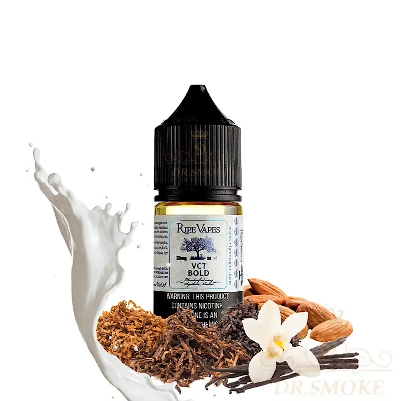 سالت رایپ ویپ تنباکو وانیل بادام RIPE VAPES VCT BOLD SALTNIC 1 سالت رایپ ویپ تنباکو وانیل بادام RIPE VAPES VCT BOLD SALTNIC