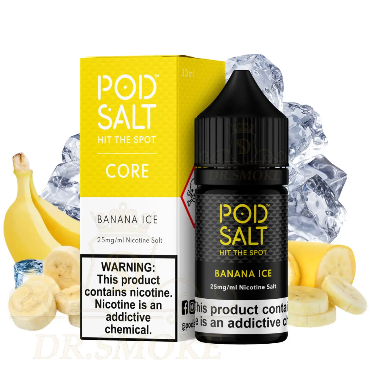 سالت موز یخ پاد سالت Pod Salt Banana Ice Saltnic