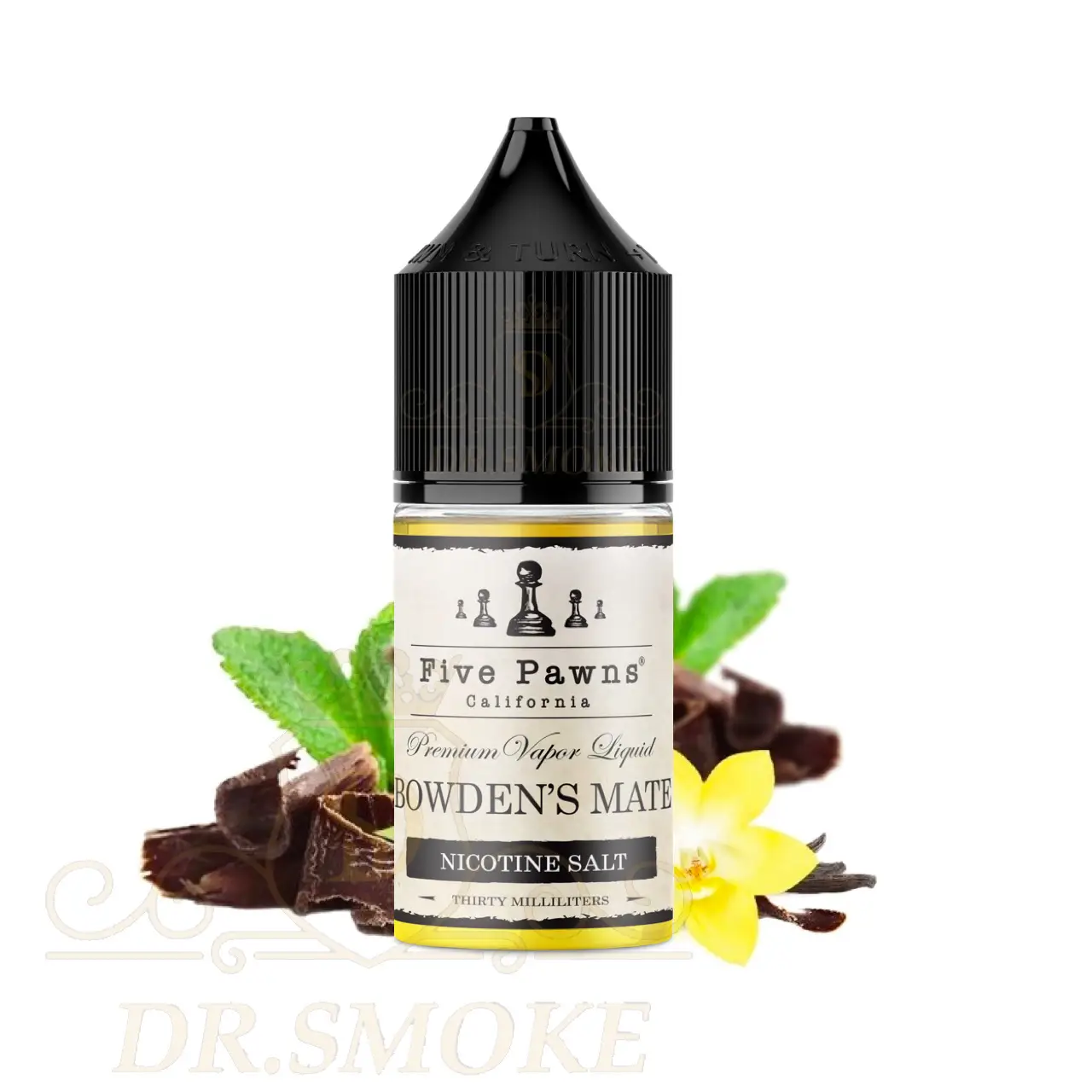 سالت فایو پانز نعنا وانیل و شکلات Five Pawns Bowden's Mate 30ml 1 سالت فایو پانز نعنا وانیل و شکلات Five Pawns Bowden's Mate 30ml