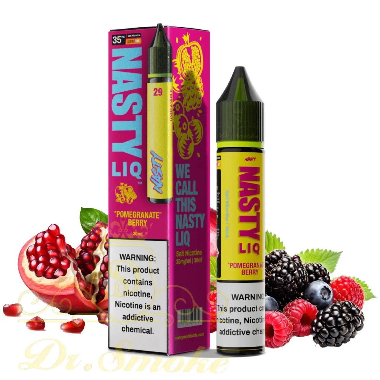 سالت انار و بری نستی (سری جدید) NASTY LIQ POMEGRANATE BERRY SALTNIC 1 سالت انار و بری نستی (سری جدید) NASTY LIQ POMEGRANATE BERRY SALTNIC