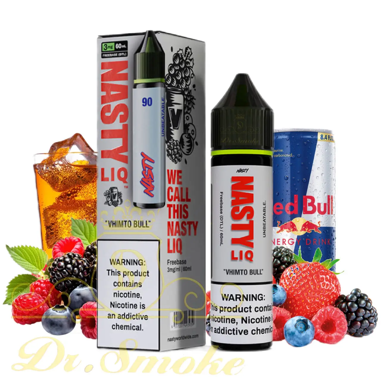 جویس انرژی زا و بری نستی (سری جدید) NASTY LIQ VHIMTO BULL FREEBASE 1 جویس انرژی زا و بری نستی (سری جدید) NASTY LIQ VHIMTO BULL FREEBASE